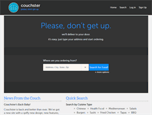 Tablet Screenshot of couchster.com